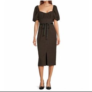 ANTONIO MELANI Brown Midi Dress